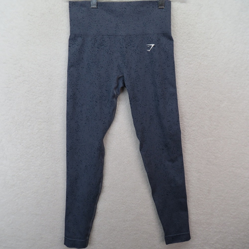 Gymshark Adapt Fleck Seamless Leggings Grey Marl High Waisted Yoga Pants Small